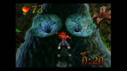 Crash Bandicoot 2 - Level 03 Hang Eight - Crystal + Second Gem 