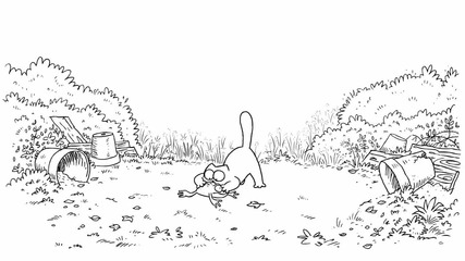 Simon's Cat in 'tongue Tied'
