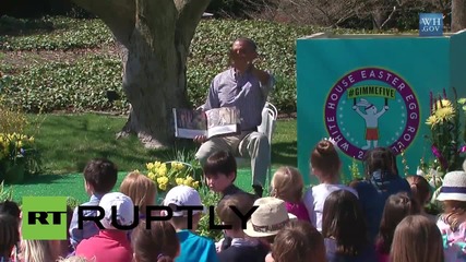 USA: Not the bees! Obama laughs as kids scream in White House bee attack