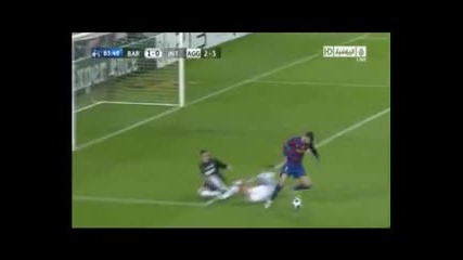 Барселона 1:0 Интер !!! Гола на Пике 