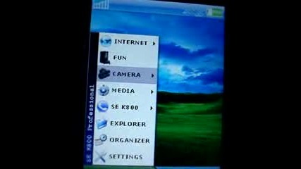 Se K800 With Start Menu