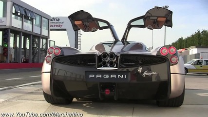 Чуйте гласът на звяра - Pagani Huayra Sound Start and Rev