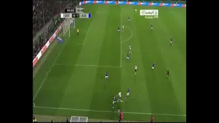 07.09.2010 Германия 6 - 1 Азербайджан втори гол на Мирослав Клозе 