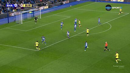 Burnley FC with a Goal vs. Brighton and Hove Albion