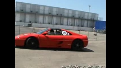 Ferrari F355 Gts Start And Drives Off