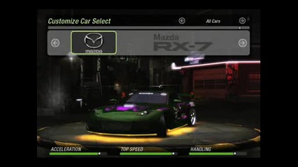 Need For Speed Underground 2 My Cars