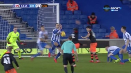 Брайтън - Шефийлд Уензди 2:1 /репортаж/