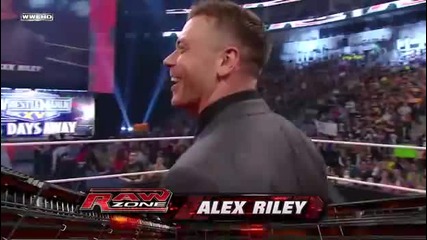 Wwe Raw 32111 John Cena Attacks The Miz & Alex Riley