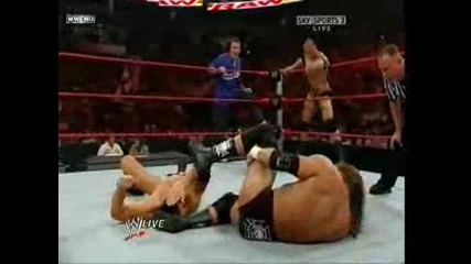 Wwe Draft Raw - Тед Дибиас и Колди Роудс срещу Батиста,  Шейн Мъкмеан и Трите Хикса