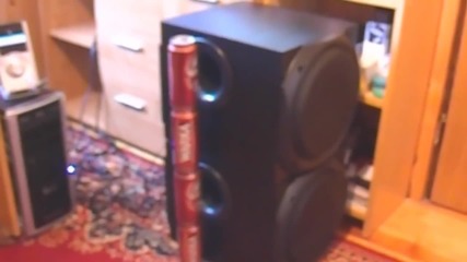 2x Logitech z-5500 bass test