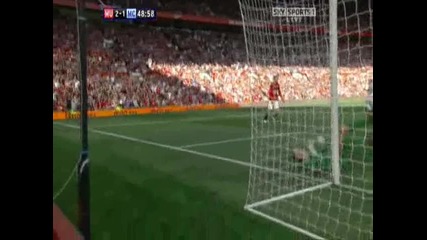 Fletcher 2 goals vs. man city