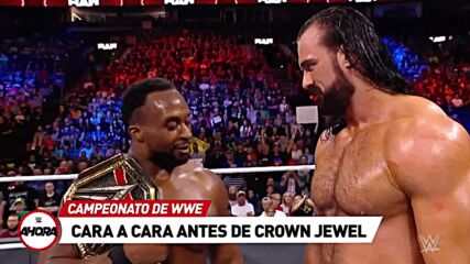 Big E y Drew McIntyre CARA A CARA: WWE Ahora, Oct 11, 2021