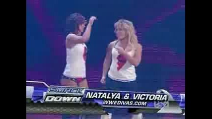 Mickie James & Melina Vs. Victoria & Natalya