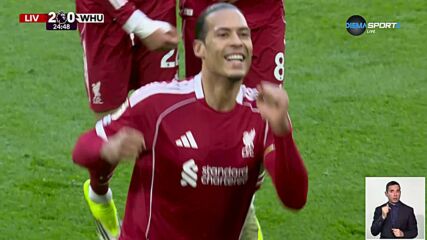 Ван Дайк удвои преднината на Ливърпул