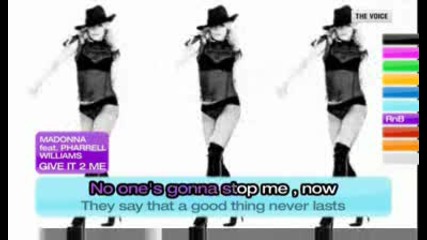 Madonna Feat. Pharrell Williams - Give It 2 Me Killer Karaoke High Quality