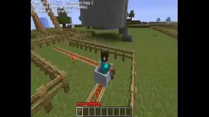 скоростно влакче на Mincraft