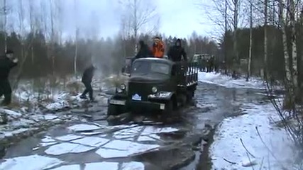 Retromobile 4x4, Winter, Zil 157, ledlau