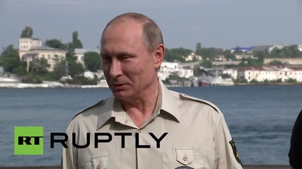 Русия: Путин посети 1000 годишни останки на Византийски кораб на дъното на Черно море