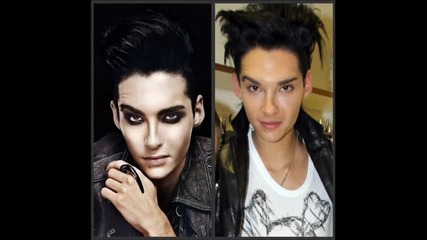 Bill Kaulitz sexy look with no makeup in 2010 and 2011 Newww