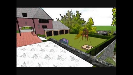 Уестън дизайн пребиваване пейзаж 3d модел 