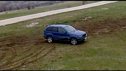 Bmw X5 дрифт на кал