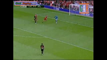 Liverpool - Atletico Madrid 1 - 2 (1 - 2,  8 8 2009)