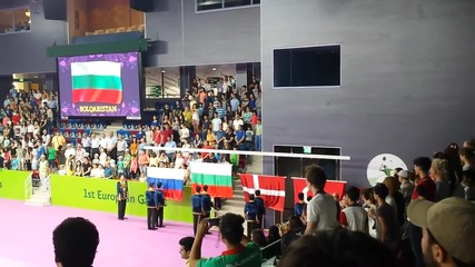 Ето как звучи българският химн в Баку...