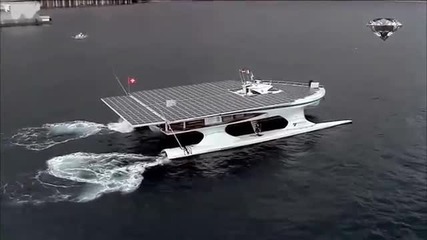 Най-голямата соларна лодка в света прекоси Атлантика