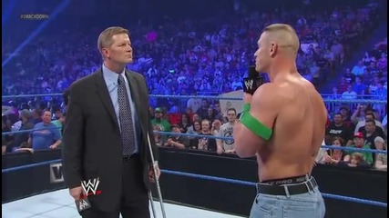Wwe Smackdown 15.6.2012 John Cena Attacks Mr John Laurinaitis