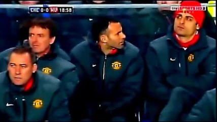 Giggs зяпа Berbatov