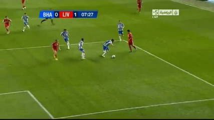 Brighton 0-1 Liverpool ( Bellamy )