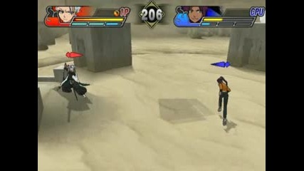 Hitsugaya vs Yoruichi Bleach Blades of Battlers 2 na Pcsx2