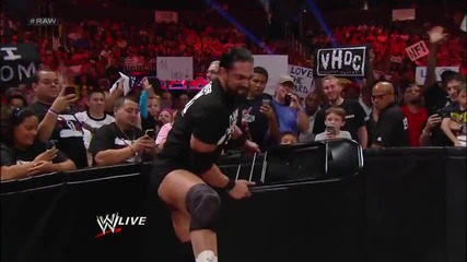 John Cena vs Damien Sandow - World Heavyweight Championship Match[raw]