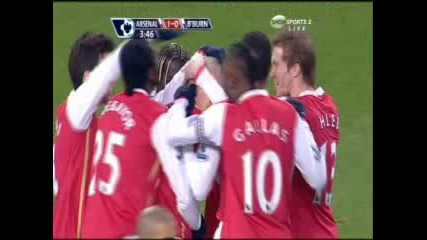 11.02 Арсенал - Блекбърн 2:0 Филип Сендерос гол ( Супер Качество )