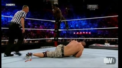 [част3] The Rock and John Cena vs Awesome Truth - Survivor Series 2011