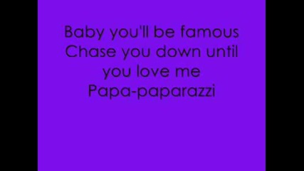 Lady Gaga - Paparazzi karaoke