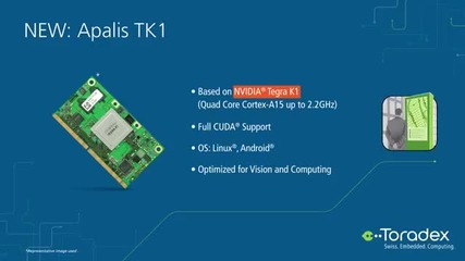 Nvidia Tegra K1 System on Module - Apalis Tk1 - Embedded World 2016