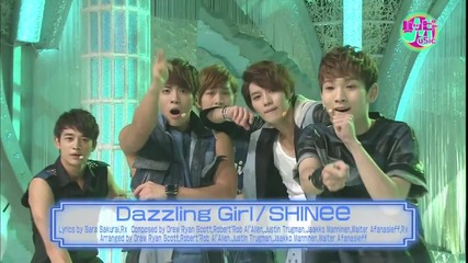 [121013] [live] Shinee - Dazzling Girl @ Happy Music