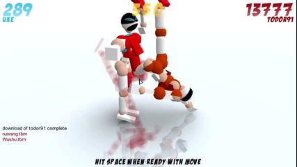 Toribash Wushu Kick Tutorial