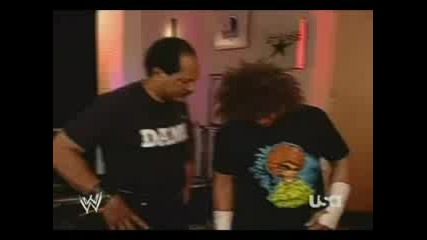 Wwe - Carlito And Sandman Backstage