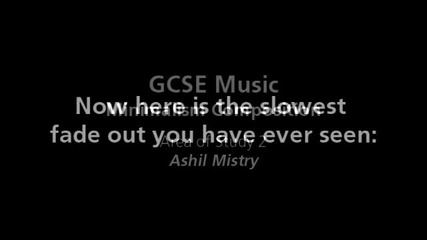 Gcse Music - Minimalism Composition Draft