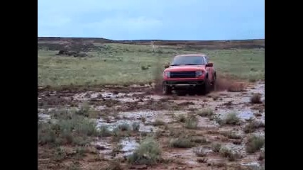 Off Road Ford Raptor Mud Donuts 4x4