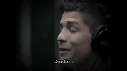Cristiano Ronaldo sings Lionel Messi a song Ballon dor
