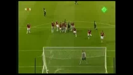 Манчестър Юнайтед - Селтик 2 - 2 Накамура