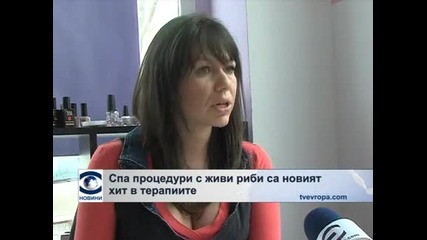Спа процедури с живи рибки