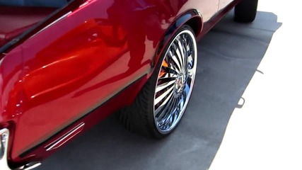 Red Cutlass 442 At Stuntfest