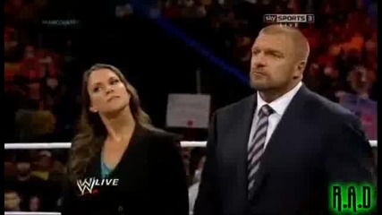 Triple H слага наказателни мачове на Brad Maddox и Vickie Guerrero - Wwe Raw Country 18/11/13