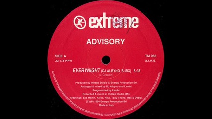 Advisory - Everynight (dj albyno 's mix)