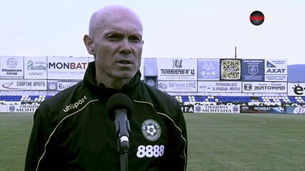 Стефан Славов: Футболистите показаха характер и ги поздравявам за това