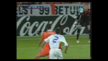 Холандия - Румъния 2 - 0 В.Перси бележи гол